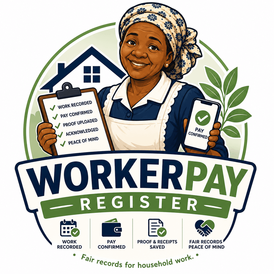Domestic Pay Register